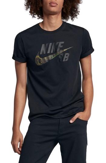 Men's Nike Sb Dry Crewneck T-shirt - Black