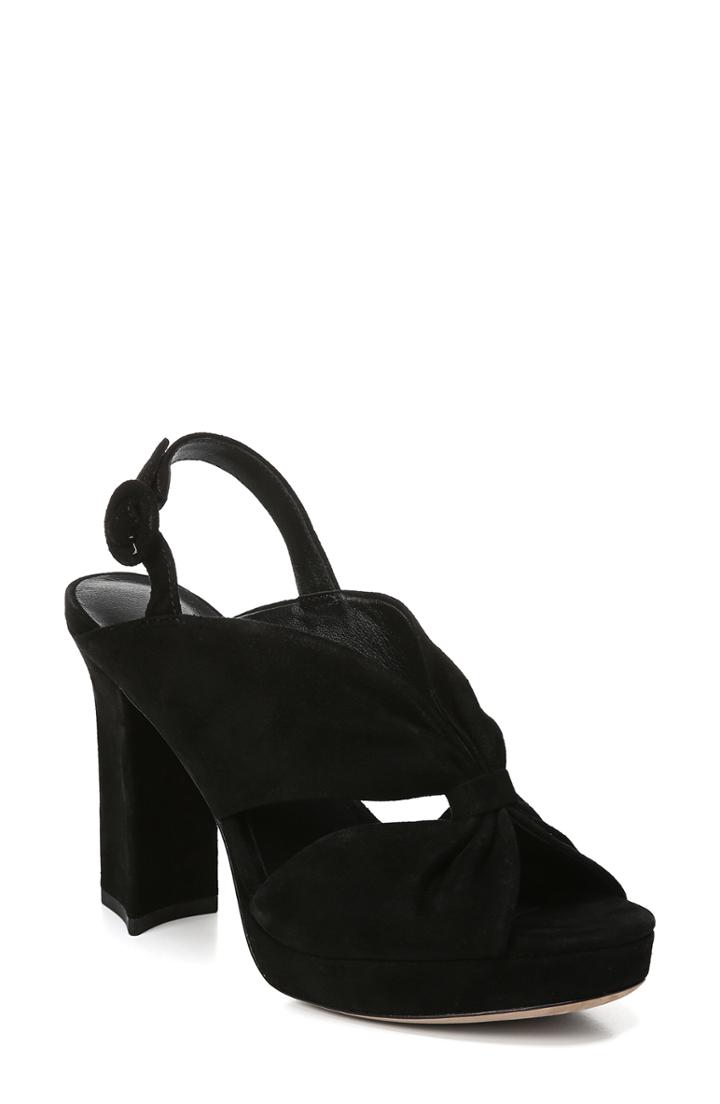 Women's Diane Von Furstenberg Heidi Platform Sandal M - Black