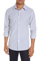 Men's Mizzen+main Blue Label Stockton Stripe Performance Sport Shirt