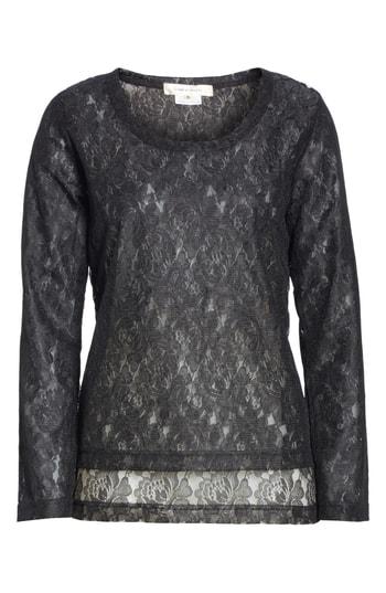 Women's Comme Des Garcons Long Sleeve Lace Top