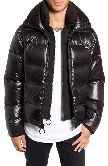Men's The Very Warm Logan Water Repellent Down & Feather Fill Puffer Jacket