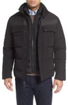 Men's Cole Haan Quilted Military Jacket - Black