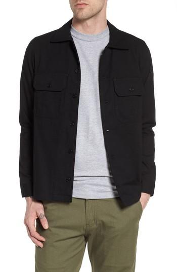 Men's Naked & Famous Denim Work Shirt - Black