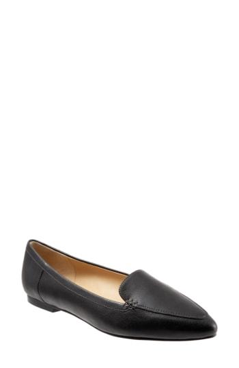 Women's Trotters Ember Flat N - Black