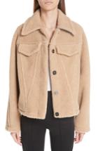 Women's Off-white Bear Faux Shearling Track Jacket Us / 36 It - Beige