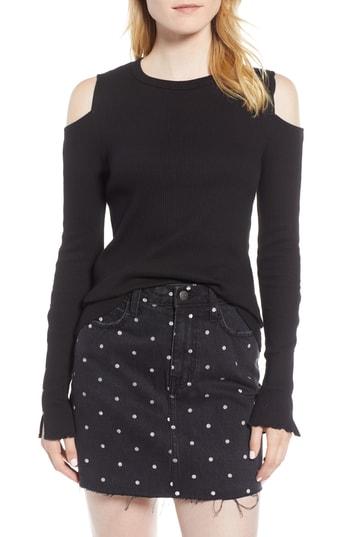 Women's Current/elliott The Going Steady Cold Shoulder Top