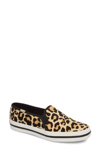 Women's Keds X Kate Spade Double Decker Slip-on Sneaker M - Beige