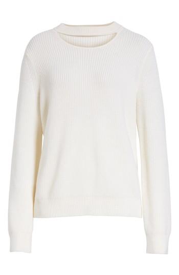 Women's Rag & Bone/jean Tori Cutout Sweatshirt - White