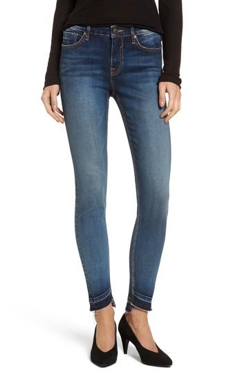 Women's Vigoss Marley Release Hem Skinny Jeans - Blue