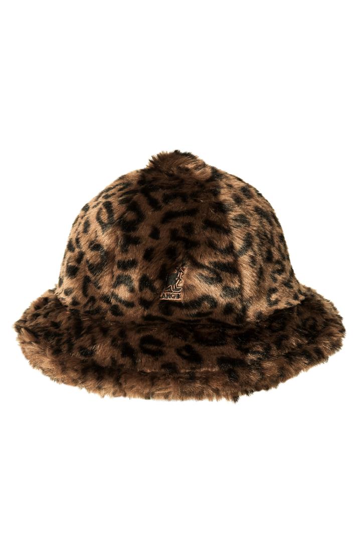 Women's Kangol Faux Fur Casual Bucket Hat -