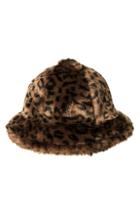 Women's Kangol Faux Fur Casual Bucket Hat -