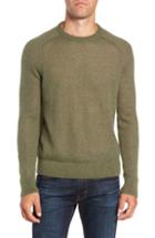 Men's Todd Snyder Mohair Blend Crewneck Sweater - Green