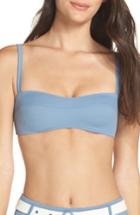 Women's Solid & Striped The Quinn Bikini Top - Blue