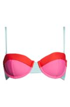 Women's J.crew Colorblock Underwire Bikini Top B - Pink
