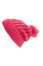 Women's Maison Scotch Faux Fur Pom Beanie - Purple