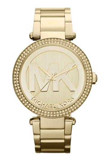 Women's Michael Kors Parker Logo Dial Bracelet Watch, 39mm