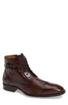 Men's Mezlan Viale Cap-toe Lace-up Boot M - Brown