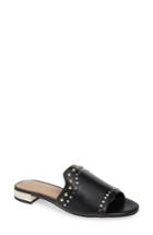 Women's Bcbg Devin Studded Slide Sandal M - Black
