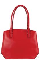 Lodis Patty Leather Briefcase - Red