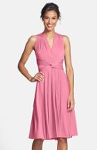 Women's Dessy Collection Convertible Wrap Tie Surplice Jersey Dress - Pink