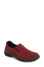 Women's Ara Parson Waterproof Gore-tex Slip-on Sneaker .5 M - Burgundy
