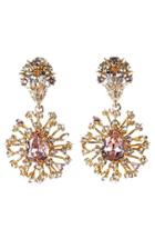 Women's Oscar De La Renta Tiered Crystal Drop Earrings