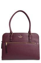 Kate Spade New York Jackson Street - Kiernan Leather Laptop Tote - Purple