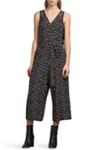 Women's Allsaints Cate Pepper Crop Jumpsuit - Black