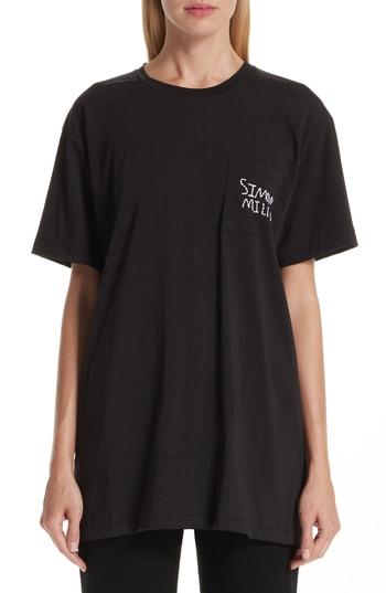 Women's Simon Miller Logo Tee - Black