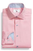 Men's Lorenzo Uomo Trim Fit Oxford Dress Shirt .5 - 32 - Pink