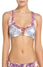 Women's Maaji Cinnamon Shells Reversible Bikini Top - Coral