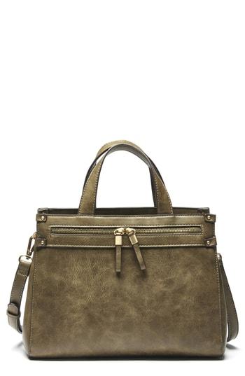 Sole Society Zypa Faux Leather Satchel - Green