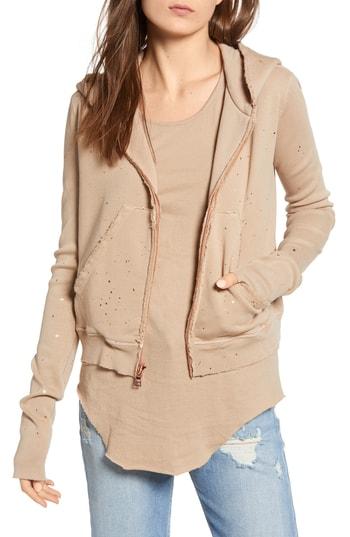 Women's Frank & Eileen Tee Lab Zip Hoodie - Beige