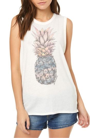 Women's O'neill Marketplace Screenprint Tank - White