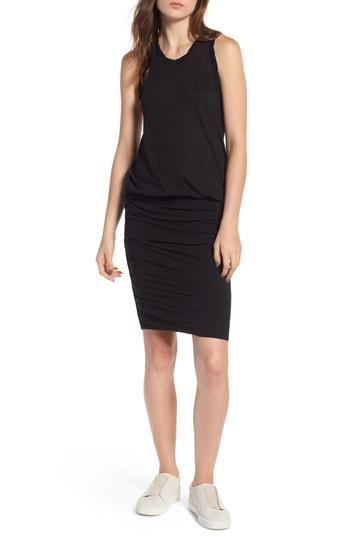 Women's James Perse Racerback Blouson Dress - Black