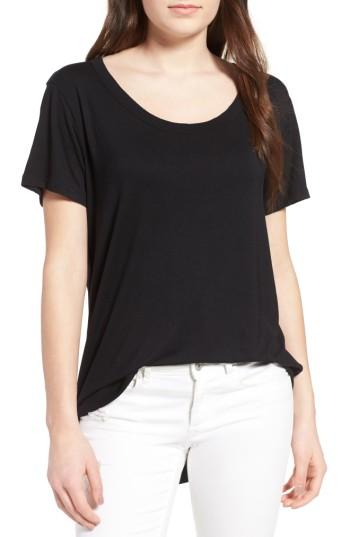 Women's Bp. Split Edge Tee, Size - Black