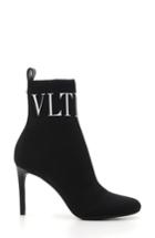 Women's Valentino Garavani Vltn Knit Bootie Us / 35eu - Black