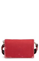 Dvr Soiree Velvet Convertible Crossbody Bag - Red