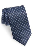 Men's Brioni Grid Silk Tie, Size - Pink