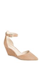 Women's Kenneth Cole New York 'emery' Pointy Toe Wedge .5 M - Brown