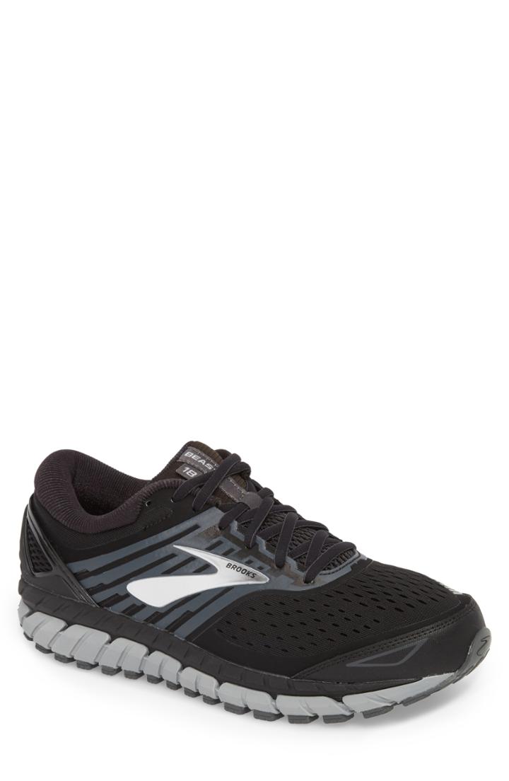 Men's Brooks Beast '18 Running Shoe .5 Ee - Black