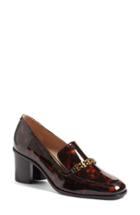 Women's Tory Burch 'berline' Mid Heel Loafer M - Black