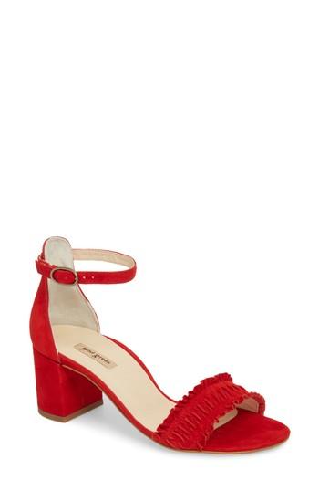 Women's Paul Green Palermo Ankle Strap Sandal .5us/ 3uk - Red