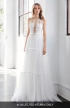 Women's Inmaculada Garcia Jaspe Lace & Tulle A-line Gown, Size In Store Only - Ivory