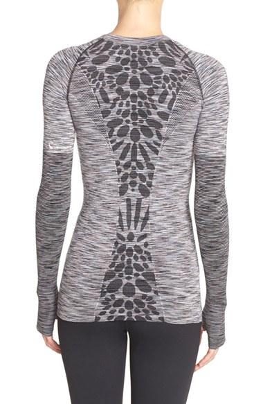 Women's Climawear 'aligned' Space Dye Long Sleeve Tee - Grey