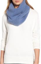 Women's Halogen Cashmere Snood, Size - Blue