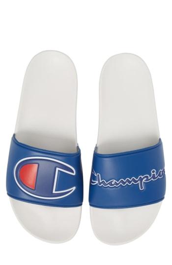 Men's Champion Ipo Sport Slide Sandal M - Blue