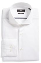 Men's Boss Jerrin Slim Fit Solid Dress Shirt .5 - White