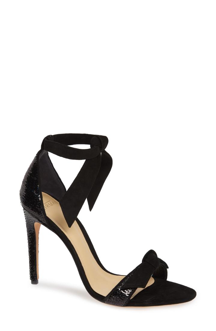 Women's Alexandre Birman Clarita Tie Strap Sandal M - Black