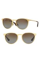 Women's Ray-ban Erika 54mm Sunglasses - Matte Gold